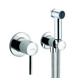 Kludi Bozz bateria bidetowa z zestawem prysznicowym podtynkowa chrom 389980576