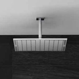 Kludi A-QA ramię prysznicowe 15 cm sufitowe chrom 6653505-00