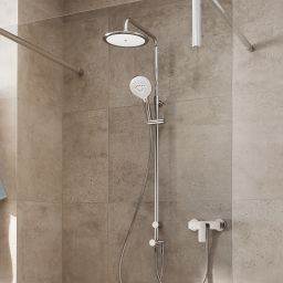 Kludi Freshline Dual Shower System zestaw prysznicowy ścienny chrom 6709005-00