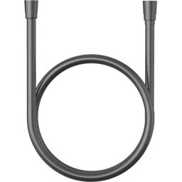 Kludi Suparaflex wąż prysznicowy 125 cm czarny szczotkowany 61071N2-00