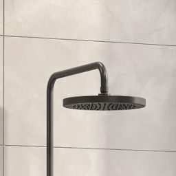Kludi A-QA deszczownica 24,5x24,5 cm okrągła czarna 6651139-00