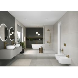 Kludi A-QA deszczownica 30 cm okrągła złoty szczotkowany 64330N0-00