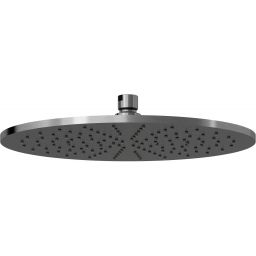 Kludi A-QA deszczownica 30x30 cm okrągła czarny szczotkowany 64330N2-00