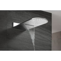 Kludi A-QA deszczownica 60x25 cm z kaskadą biały/chrom 6488091-00