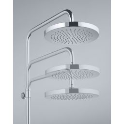 Kludi A-QA Mono Shower System zestaw prysznicowy ścienny termostatyczny chrom 6608105-00