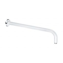 Kludi A-QA ramię prysznicowe 40 cm ścienne biały/chrom 6651491-00