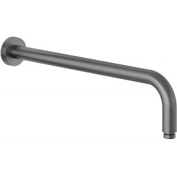 Kludi A-QA ramię prysznicowe 40 cm ścienne czarny szczotkowany 66514N2-00