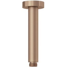 Kludi A-QA ramię prysznicowe 15 cm sufitowe brązowy szczotkowany 66515N1-00