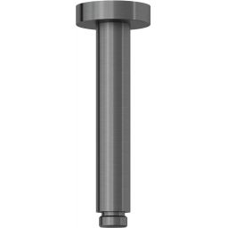 Kludi A-QA ramię prysznicowe 15 cm sufitowe czarny szczotkowany 66515N2-00