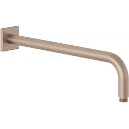 Kludi A-QA ramię prysznicowe 40 cm ścienne brązowy szczotkowany 66534N1-00