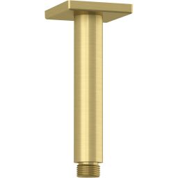 Kludi A-QA ramię prysznicowe 15 cm sufitowe złoty szczotkowany 66535N0-00