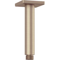 Kludi A-QA ramię prysznicowe 15 cm sufitowe brązowy szczotkowany 66535N1-00