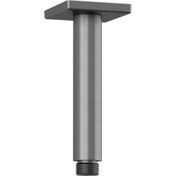 Kludi A-QA ramię prysznicowe 15 cm sufitowe czarny szczotkowany 66535N2-00