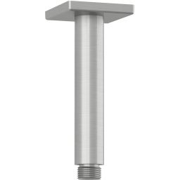 Kludi A-QA ramię prysznicowe 15 cm sufitowe nikiel szczotkowany 66535N5-00