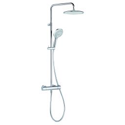 Kludi Freshline Dual Shower System zestaw prysznicowy ścienny termostatyczny chrom 6709205-00
