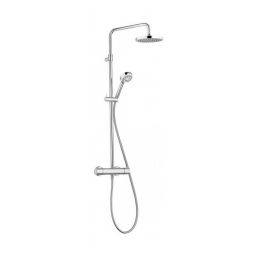 Kludi Dual Shower System zestaw prysznicowy ścienny termostatyczny chrom 6809205-00
