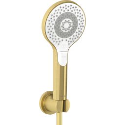 Kludi Dive zestaw prysznicowy ścienny złoty szczotkowany 69950N0-00