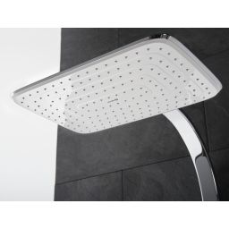 Kludi Cockpit Discovery zestaw prysznicowy ścienny termostatyczny chrom/biały 8020091-00