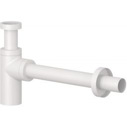 Kludi Design syfon do umywalki butelkowy biały mat 1002053-00