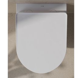 Kludi Resa D miska WC wisząca bez kołnierza spłukiwanie wirowe biały 24WCW0243