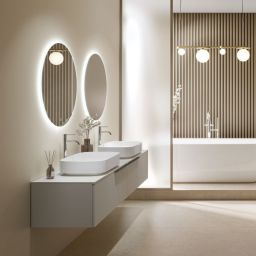 Kludi Resa S umywalka z korkiem 60x40 cm prostokątna nablatowa biała 58CW4043