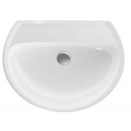 Koło Rekord umywalka 65x49 cm półokrągła biała K91065000
