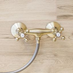 Kuchinox Stilo bateria prysznicowa ścienna mosiądz antyczny BKI541D