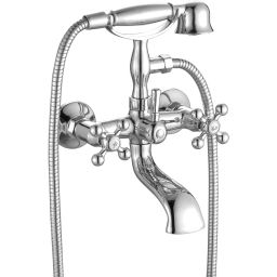 Kuchinox Stilo bateria wannowo-prysznicowa ścienna chrom BKI011D