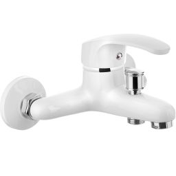 Kuchinox Kakadu bateria wannowo-prysznicowa ścienna biały połysk BKK610D