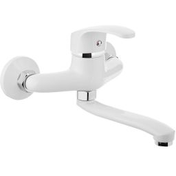 Kuchinox Kakadu bateria umywalkowa ścienna biały połysk BKK650D