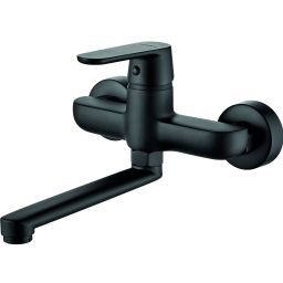 Kuchinox Dima bateria umywalkowa ścienna czarna BQD750D