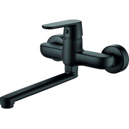 Kuchinox Dima bateria kuchenna ścienna czarna BQD780D