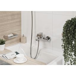 Kuchinox Fresno bateria wannowo-prysznicowa ścienna chrom BQF010D