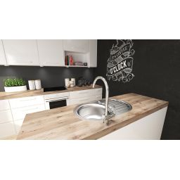 Kuchinox Luga bateria kuchenna stojąca chrom BQL068D