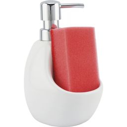 Kuchinox Mini dozownik do płynu 470 ml stojący biały AMP005M