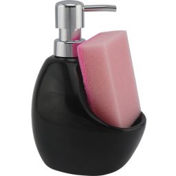 Kuchinox Mini dozownik do płynu 470 ml stojący czarny AMP006M