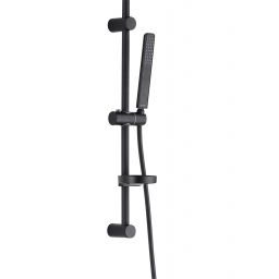 Kuchinox Ares zestaw prysznicowy z drążkiem czarny NKS71A1