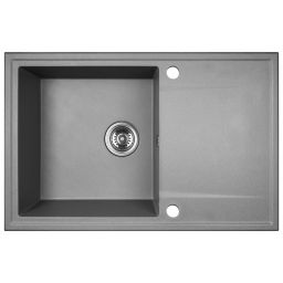 Kuchinox Hunter zlewozmywak granitowy 67x44 cm szary/grafitowy/onyx SBU511T