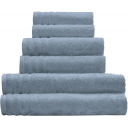 Kleine Wolke Royal Vegan ręcznik łazienkowy 50x100 cm niebieski 3003746262