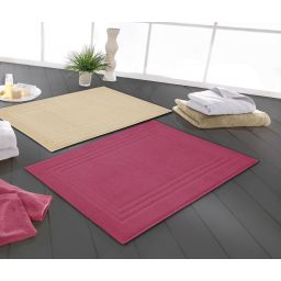 Kleine Wolke Lodge dywanik łazienkowy 80x50 cm bawełna beżowy 3009226207