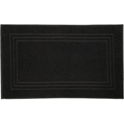 Kleine Wolke Lodge dywanik łazienkowy 80x50 cm bawełna czarny 3009926207