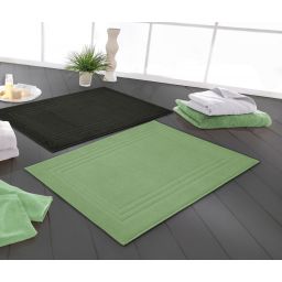 Kleine Wolke Lodge dywanik łazienkowy 80x50 cm bawełna czarny 3009926207