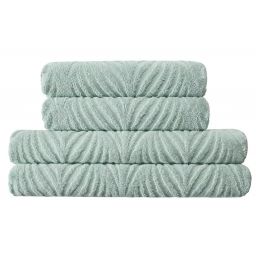 Kleine Wolke Leaf ręcznik łazienkowy 70x140 cm zielony 3027685226