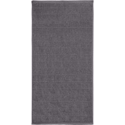Kleine Wolke VIA ręcznik łazienkowy 50x100 cm szary 3033905262