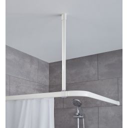Kleine Wolke wspornik do szyny zasłony prysznicowej 60 cm biały 3337100024