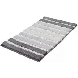 Kleine Wolke Phoenix dywanik łazienkowy 100x60 cm bawełna/polester silver szary 4045146360