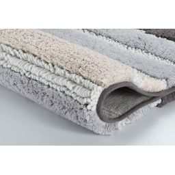 Kleine Wolke Phoenix dywanik łazienkowy 100x60 cm bawełna/polester silver szary 4045146360