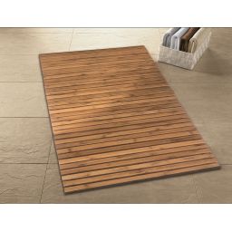 Kleine Wolke Level mata łazienkowa 80x50 cm brązowa 4072202207