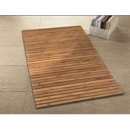 Kleine Wolke Level mata łazienkowa 115x60 cm brązowa 4072202455