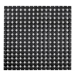 Kleine Wolke Gatty mata antypoślizgowa 54x54 cm czarny 4154926071